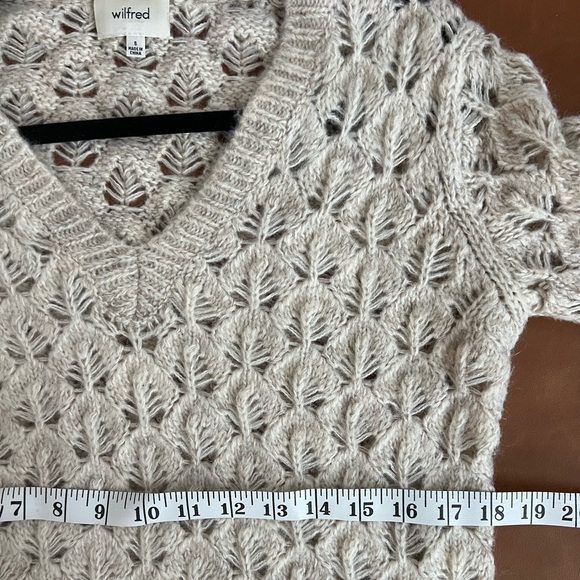 Wilfred Knit Sweater. Big knit. Size:S - Cream colour - Picture 4 of 5